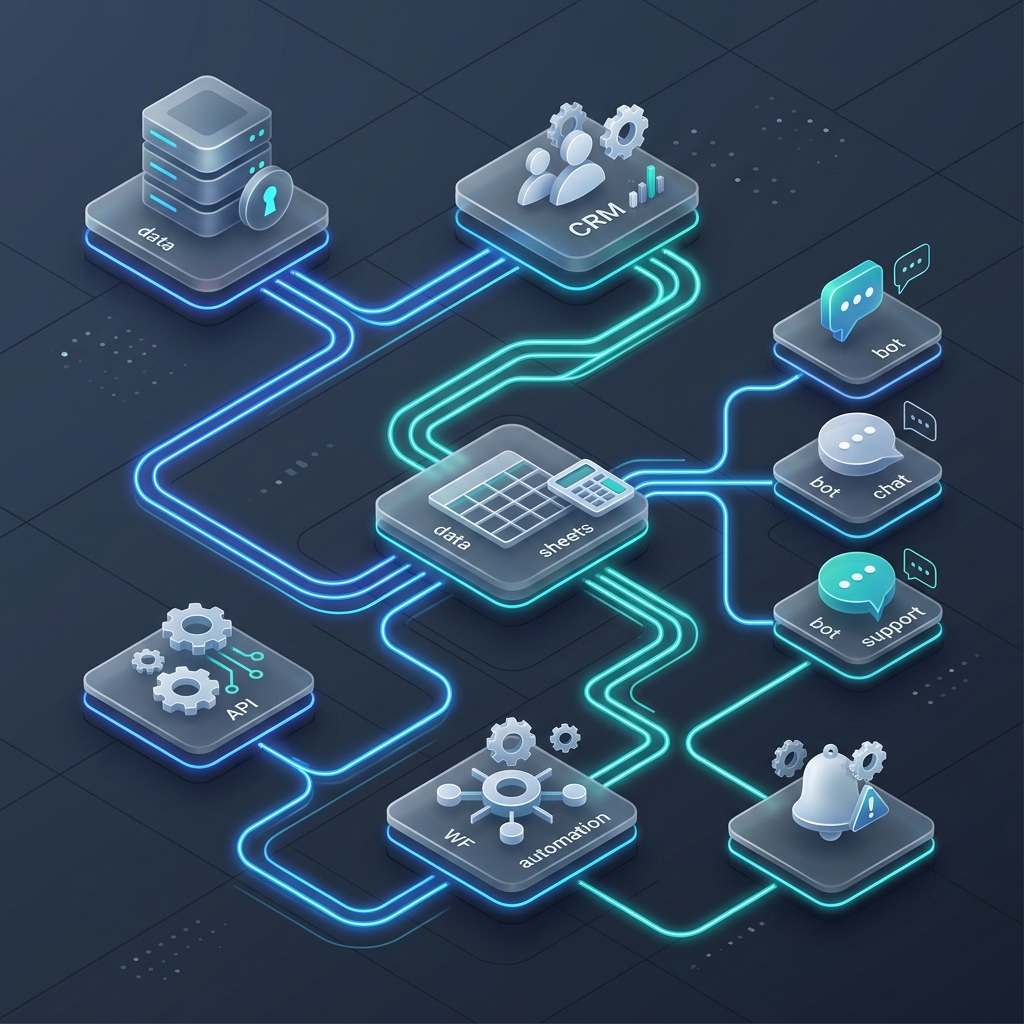 Optimized Technical Stack Architecture Diagram